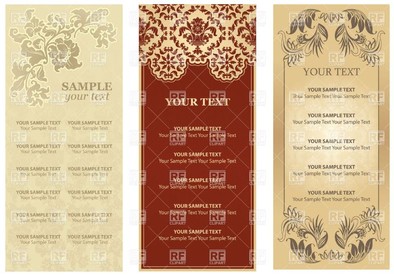 Menu cards and placement cards